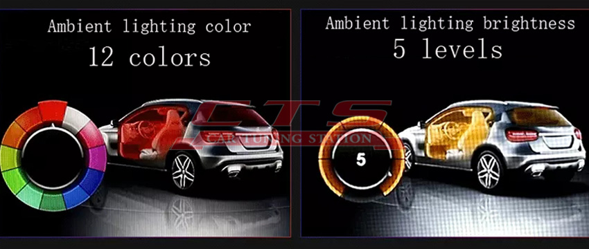 GLA ambient lighting color control 