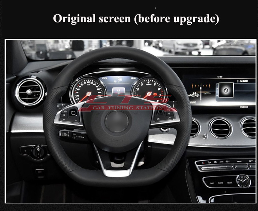 Mercedes-Benz W213 E class wide-screen instrument cruster