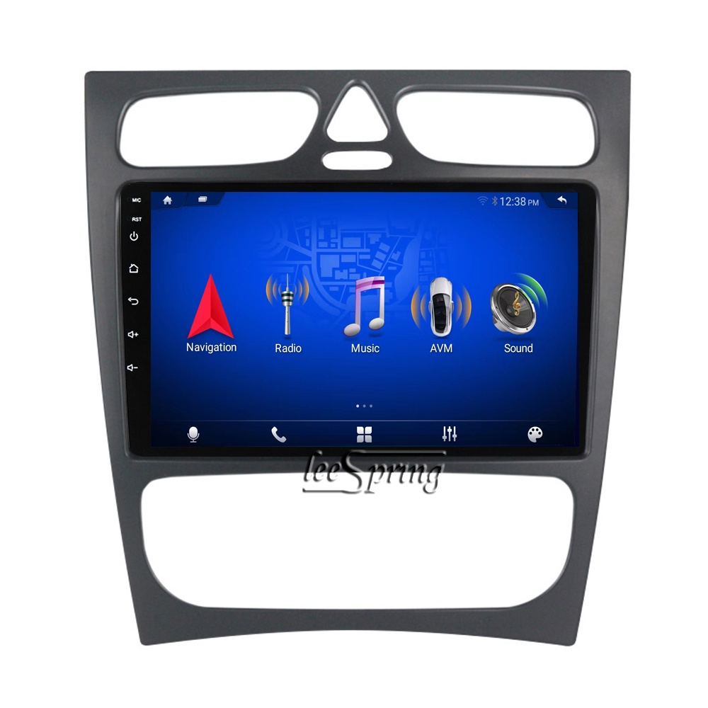 GPS navigation radio For Mercedes Benz C-Class W203 C200 C320 C350 CLK W209 2002-2005 Android 10 multimedia video player