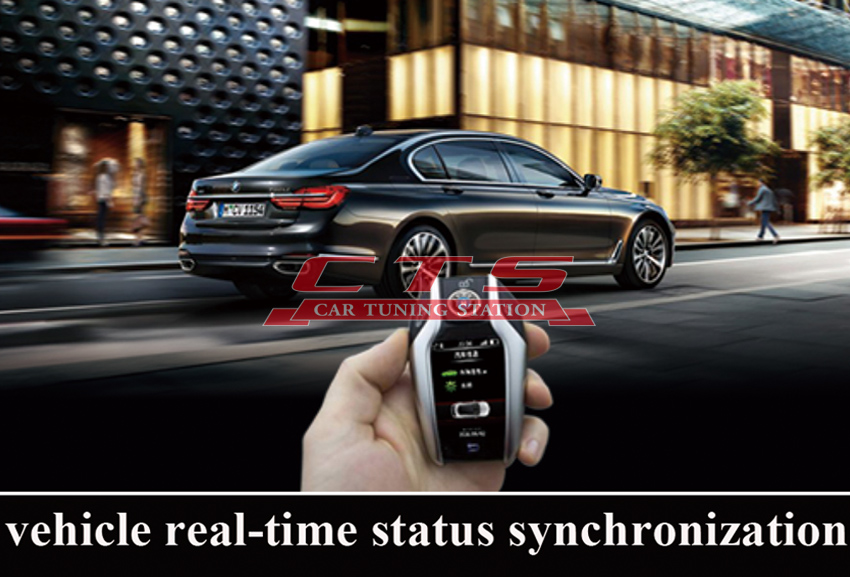 BMW intelligent key real time monitor vehicle status