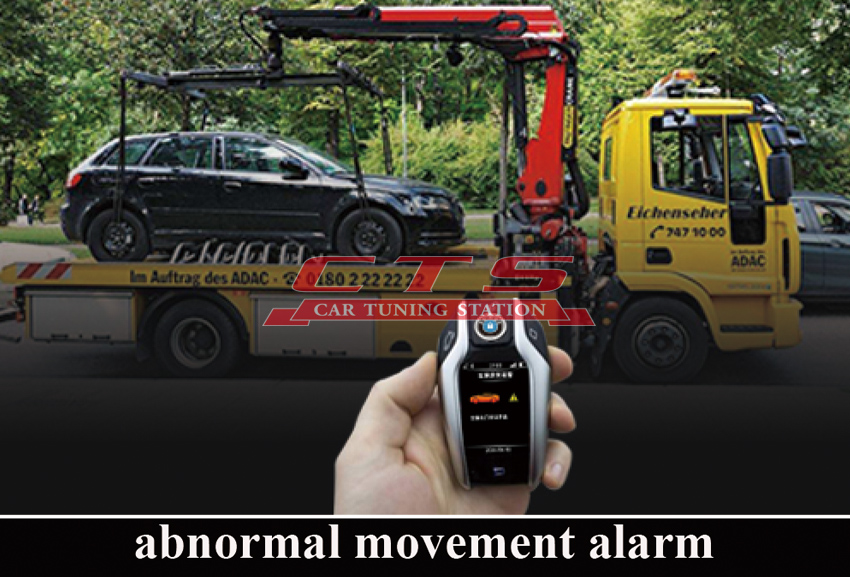 BMW REMOTE KEY abnormal movement alarm