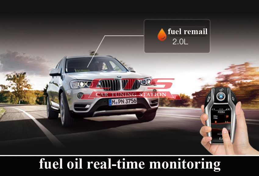BMW LCD KEY fuel oil real-time monitoring