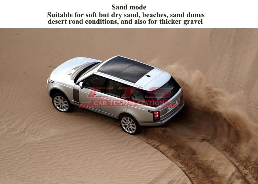 Range rover terrain process control sand mode
