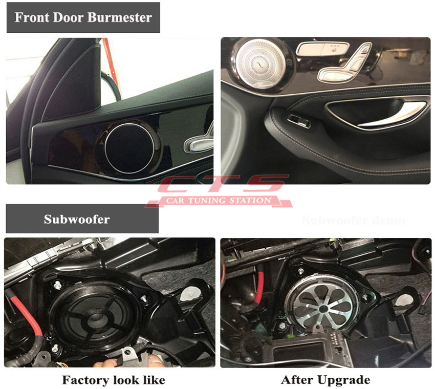 Mercedes-Benz W205 C class Burmester audio system 