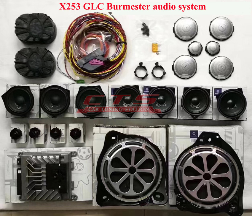 Burmester audio system for Mercedes-Benz W205 C X253 GLC W213 E W222 S