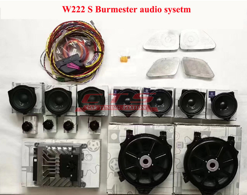 w222 S class burmester audio system 
