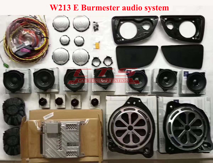 W213 E class burmester audio system 