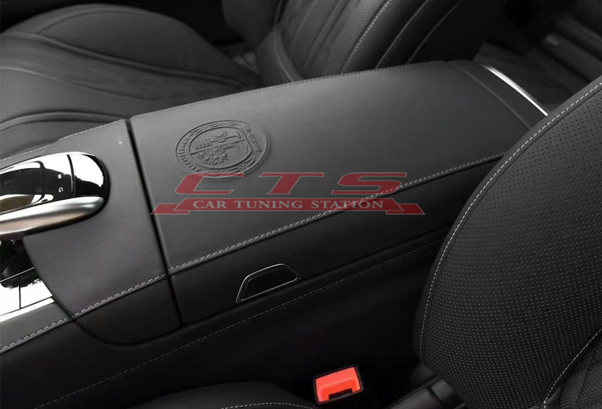 S center console leather cover 